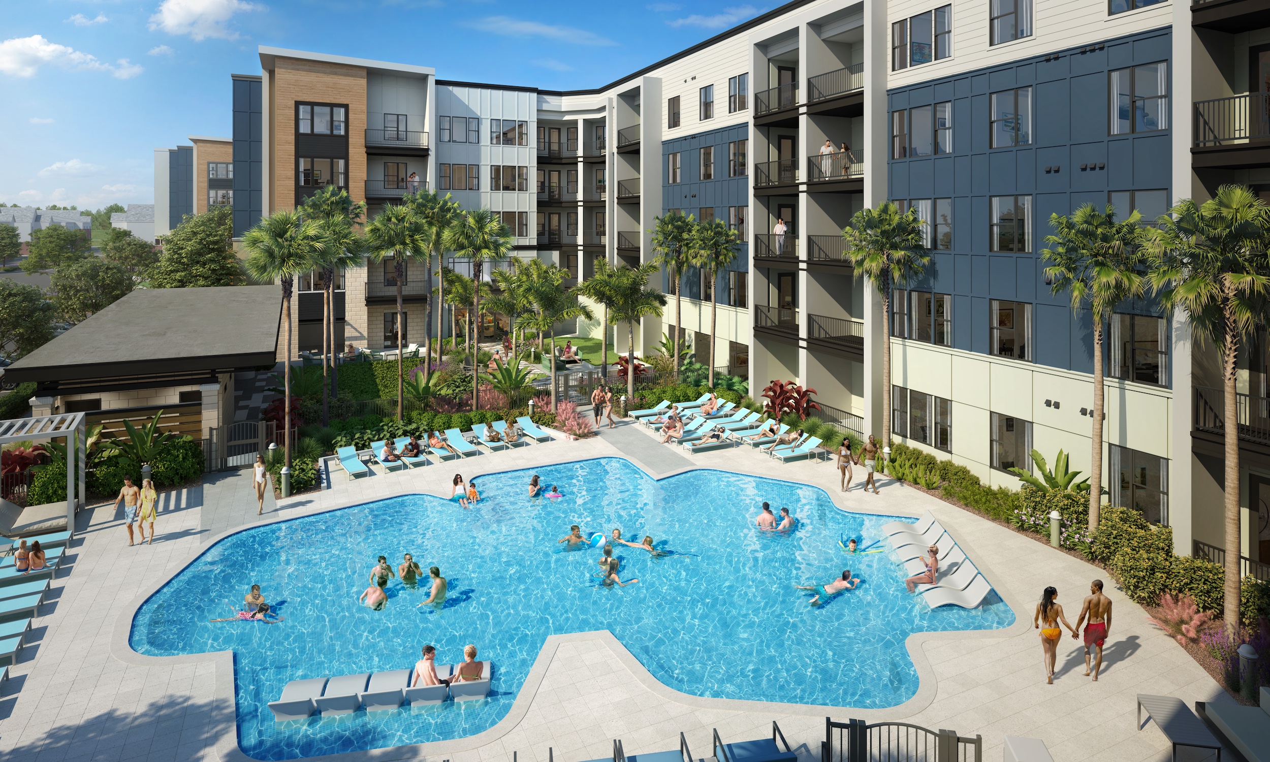 Woodfield Estuary Courtyard